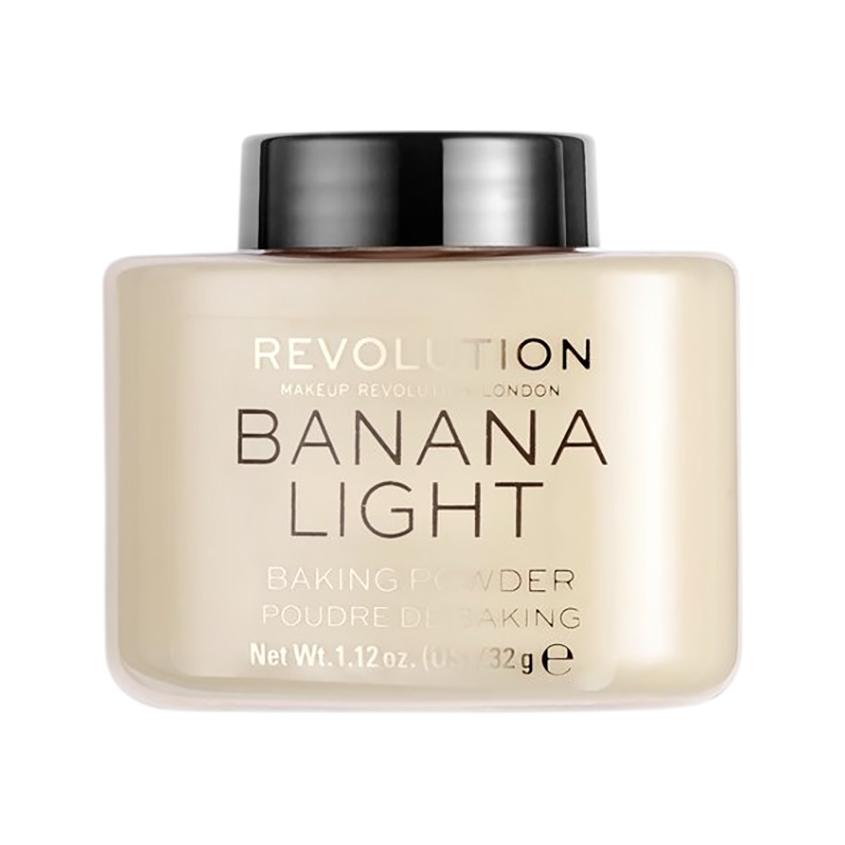 Пудра рассыпчатая для лица `REVOLUTION` BAKING POWDER тон banana light