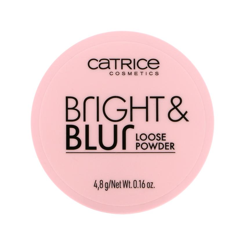 Пудра для лица `CATRICE` BRIGHT&BLUR рассыпчатая осветляющая тон 010 Soft pink