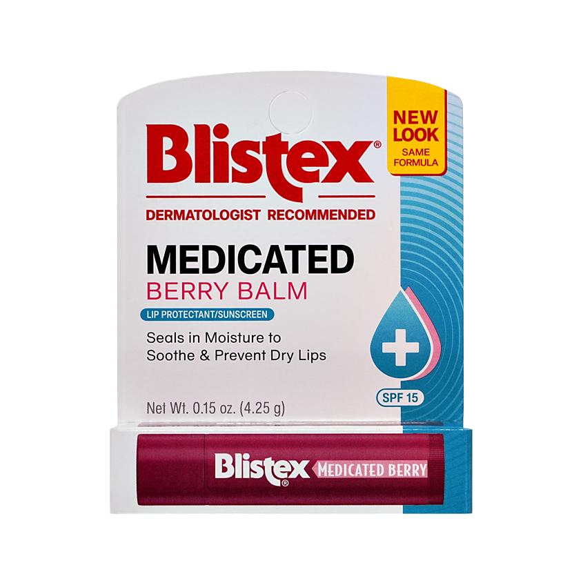 BLISTEX | Бальзам для губ `BLISTEX` Medicated (ягодный SPF-15) 4,25 г