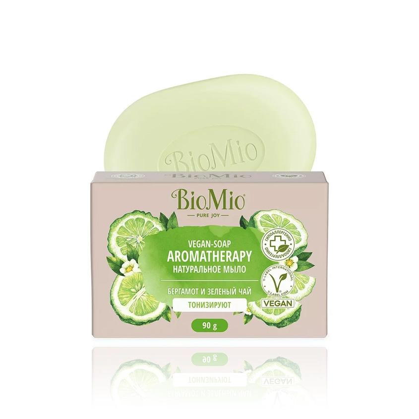 Мыло твердое `BIOMIO` BIO-SOAP Бергамот и зеленый чай 90 г