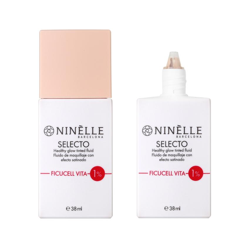 Крем-флюид тональный для лица `NINELLE` SELECTO увлажняющий тон 241 Фарфоровый