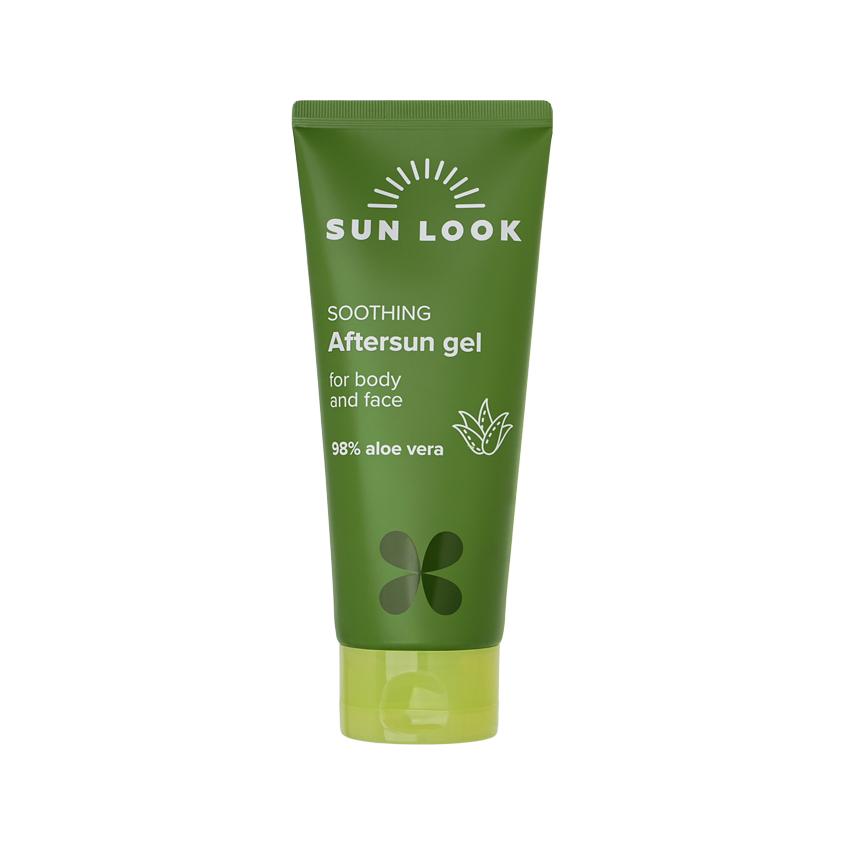 SUN LOOK | Гель для лица и тела `SUN LOOK` успокаивающий с алоэ после загара 150 г