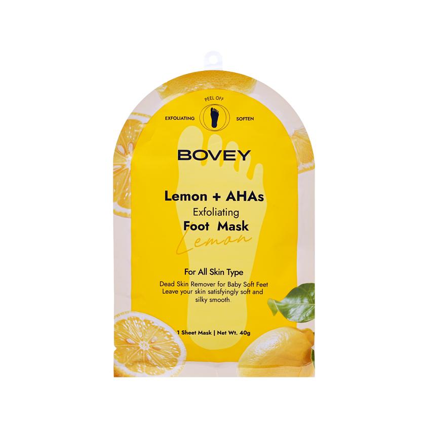 BOVEY | Маска-носочки для ног `BOVEY` обновляющая с экстрактом лимона 40 г