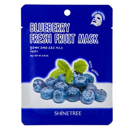 Маска для лица `SHINETREE` FRESH FRUIT с экстрактом черники 23 г