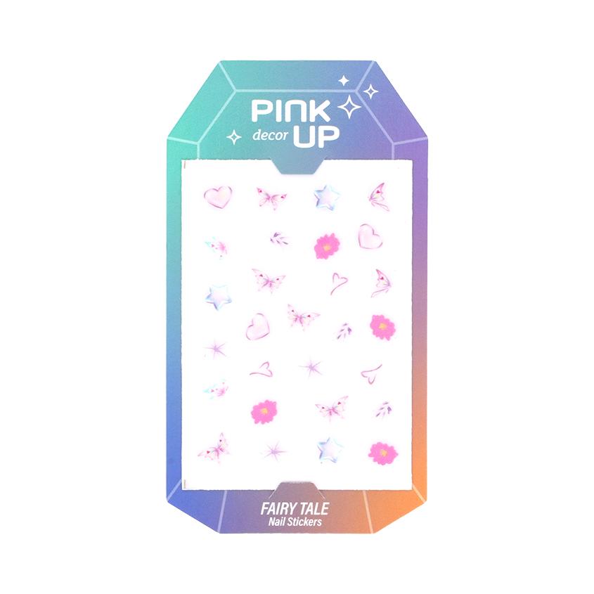 Наклейки для ногтей `PINK UP` `DECOR` NAIL STICKERS переводные тон 221