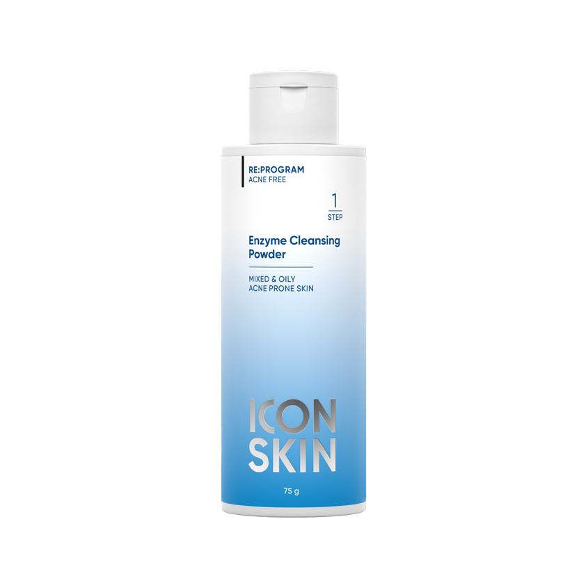 Энзимная пудра для умывания `ICON SKIN` ANTI-ACNE для проблемной кожи 75 г