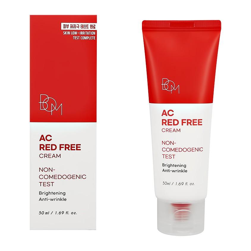 BOM | Крем для лица `BOM` AC RED FREE с коллоидной серой и  ниацинамидом (против несовершенств кожи) 50 мл