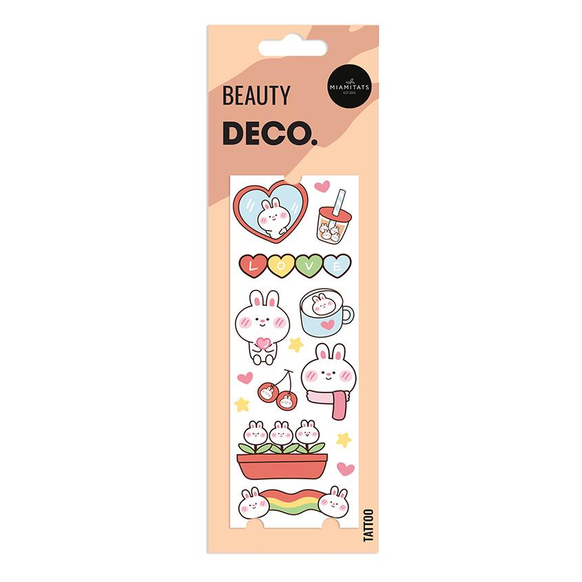 Татуировка для тела `DECO.` KAWAII COLLECTION by Miami tattoos переводная (Bunny)