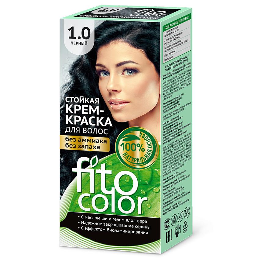 FITOCOLOR | Крем-краска для волос `FITOCOLOR` тон 1.0 черный 50 мл