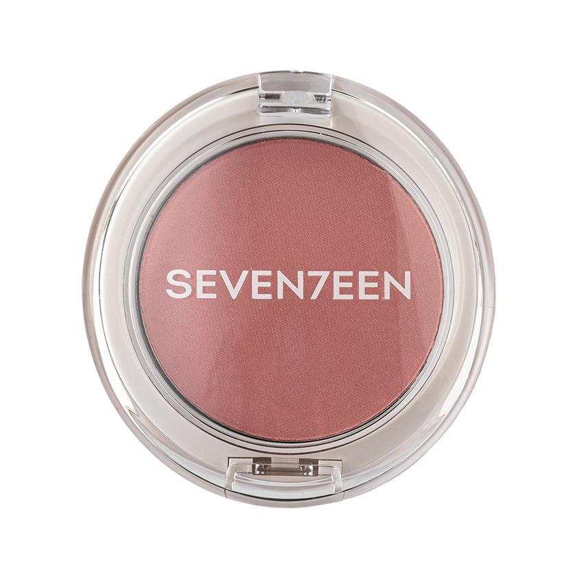 Румяна для лица `SEVENTEEN` NATURAL MATTE SILKY BLUSHER матовые компактные тон 13 Естественный румянец