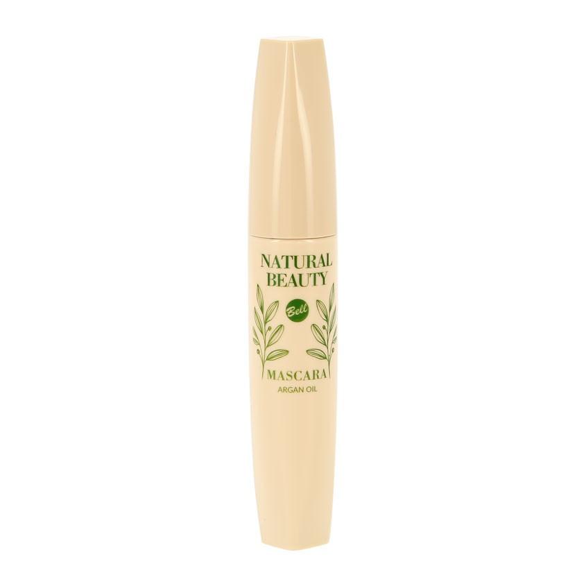 Тушь для ресниц `BELL` `NATURAL BEAUTY` NATURAL BEAUTY MASCARA тон 01 natural black удлиняющая с аргановым маслом