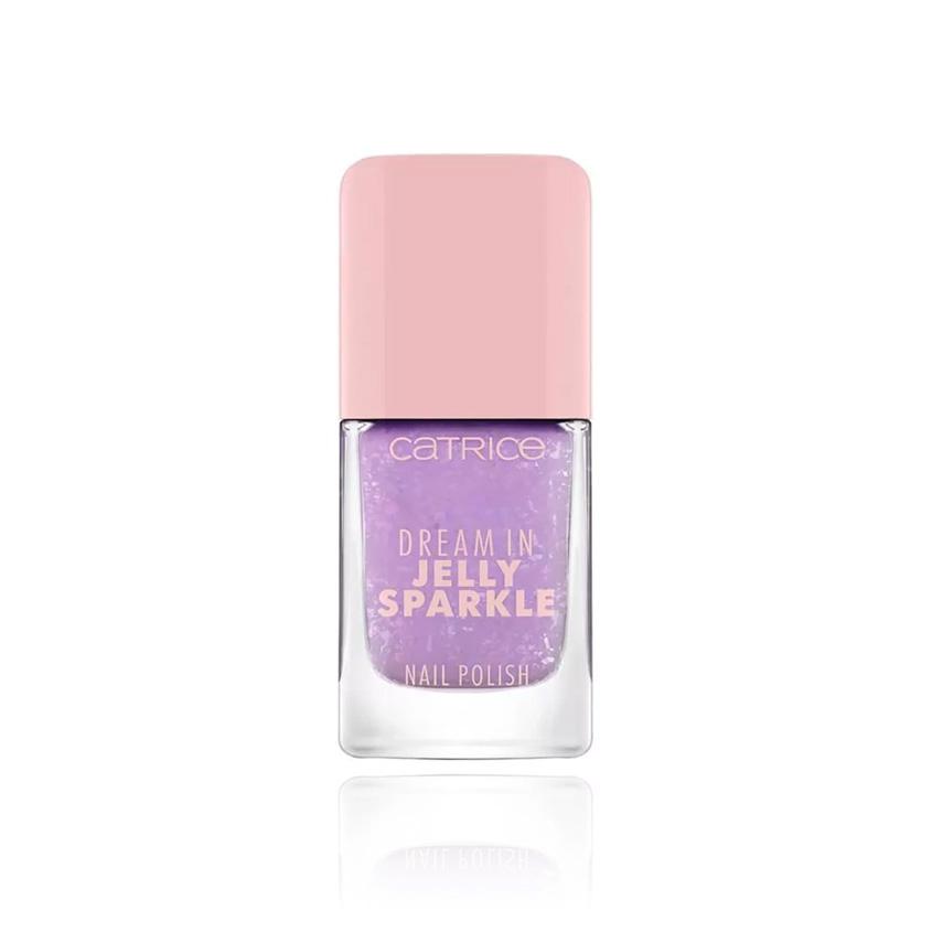 Лак для ногтей `CATRICE` DREAM IN JELLY SPARKLE тон 040 Jelly crush