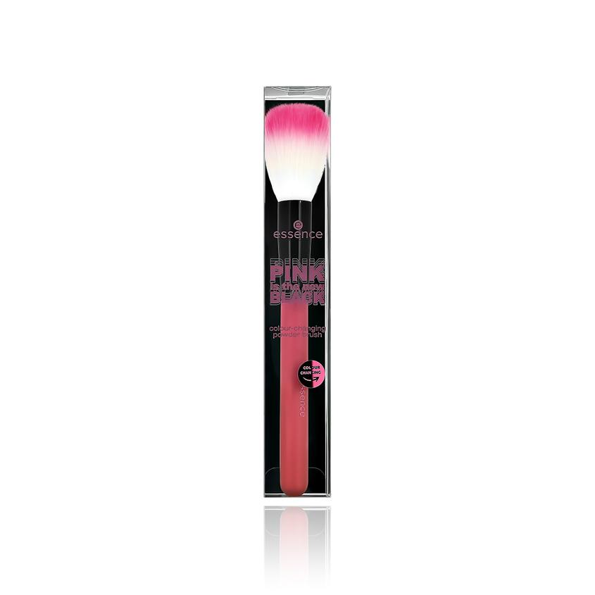 Кисть для пудры `ESSENCE` PINK IS THE NEW BLACK меняющая цвет тон 01