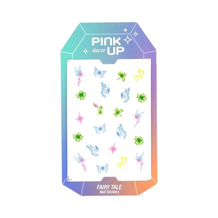 Наклейки для ногтей `PINK UP` `DECOR` NAIL STICKERS переводные тон 220