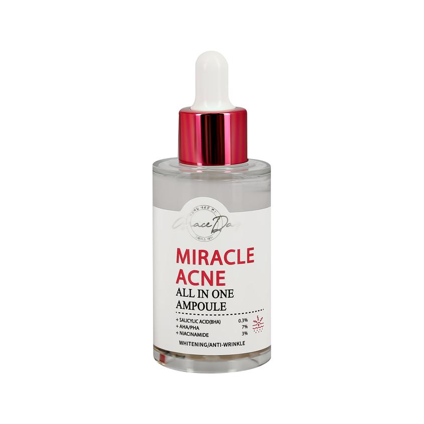 Сыворотка для лица `GRACE DAY` MIRACLE с ниацинамидом и AHA,BHA,PHA-кислотами (отшелушивающая) 50 мл