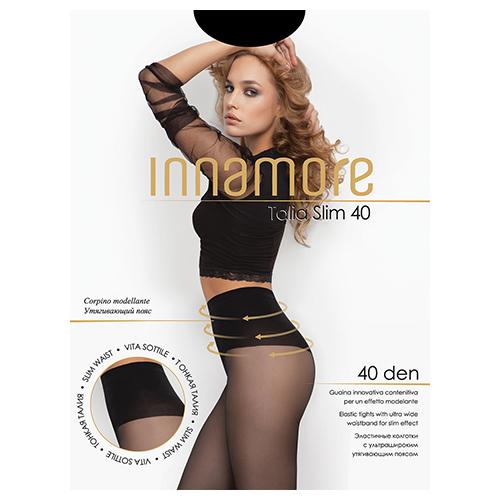 Колготки женские `INNAMORE` TALIA SLIM 40 den (тон Nero) р-р 2