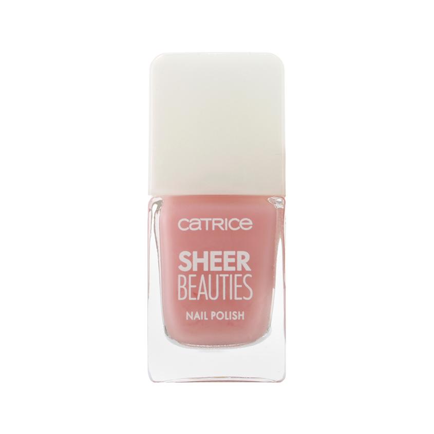 Лак для ногтей `CATRICE` SHEER BEAUTIES тон 090 Bubblegum bliss