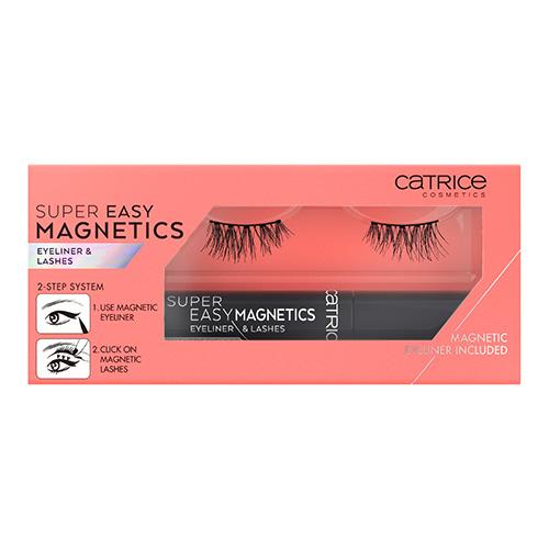 Ресницы накладные и подводка для глаз `CATRICE` SUPER EASY MAGNETICS