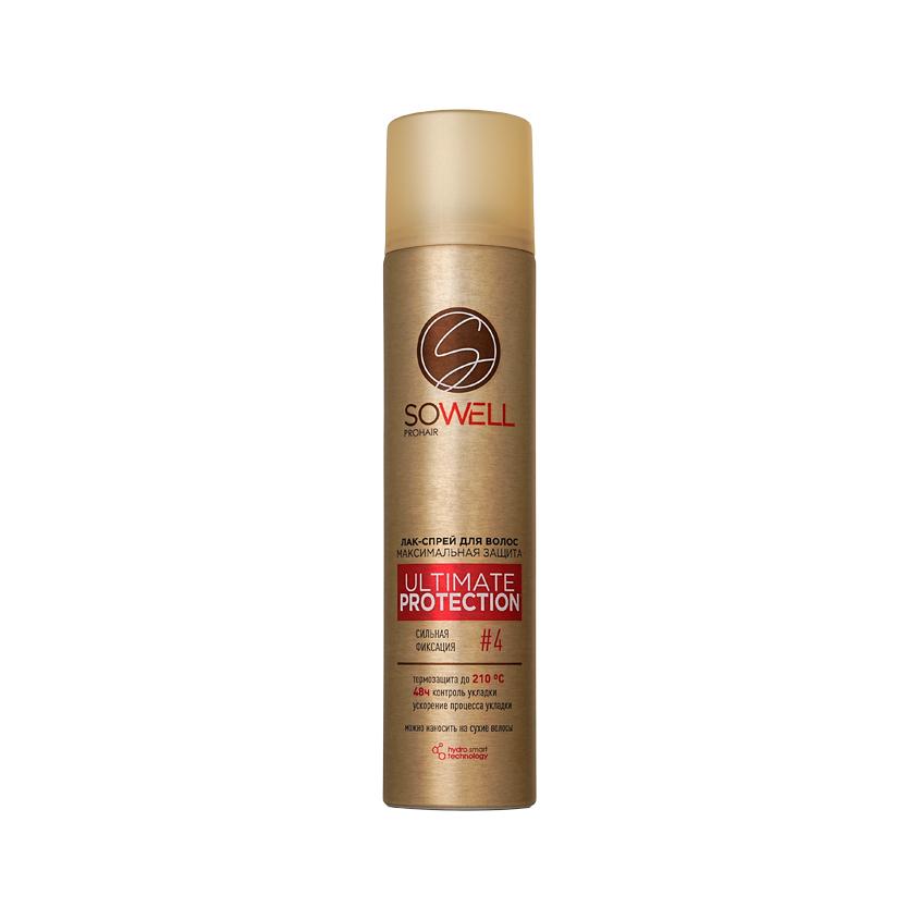 Лак-спрей для волос `SOWELL` `PROHAIR` ULTIMATE PROTECTION Максимальная защита (сильная фиксация 4) 300 мл