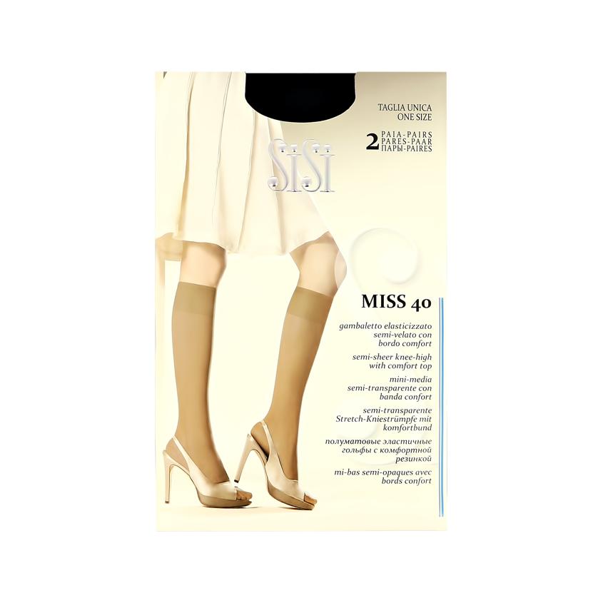 Гольфы женские `SISI` MISS 40 den (Nero) 2 пары