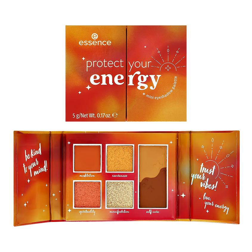 Палетка теней для век `ESSENCE` PROTECT YOUR ENERGY Mini