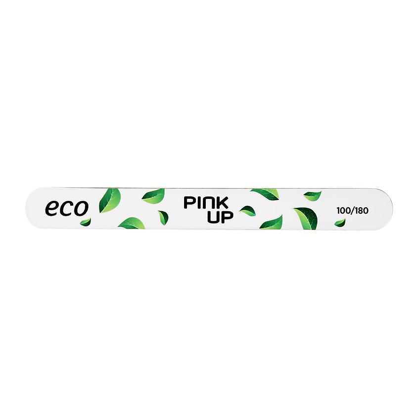 Пилка для ногтей `PINK UP` `ACCESSORIES` ECO из бамбука 100/180