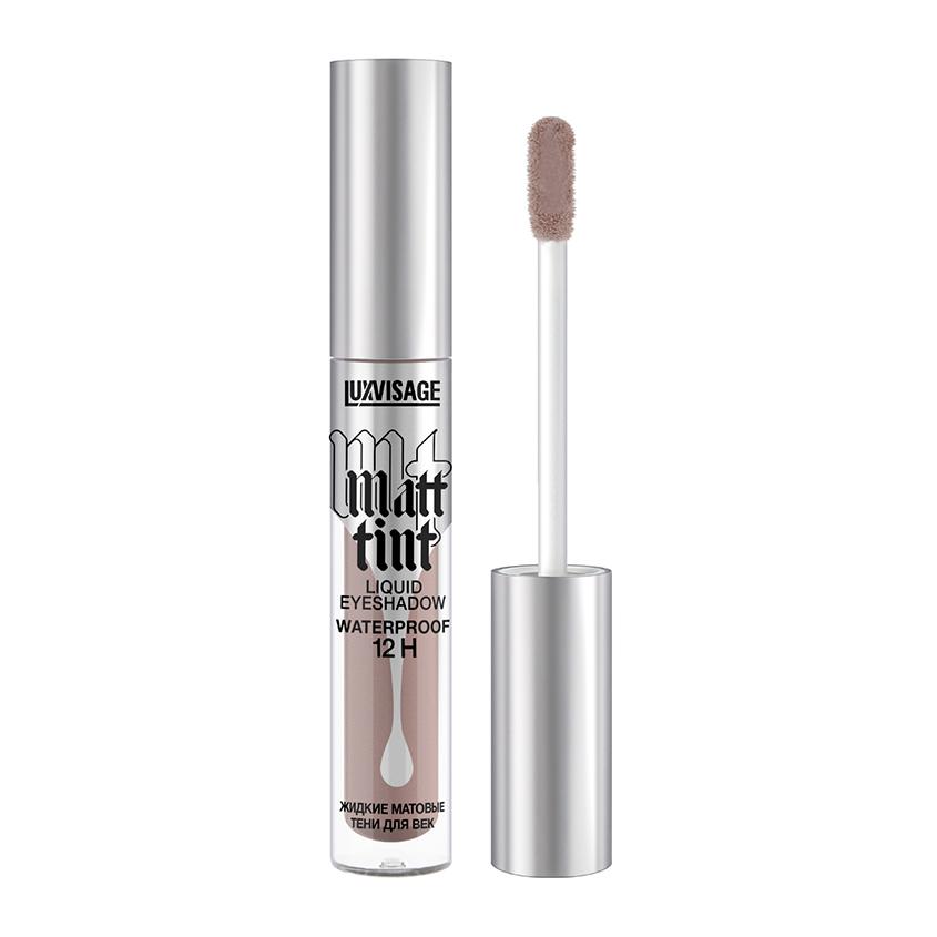 Тени для век `LUXVISAGE` `MATT TINT` LIQUID EYESHADOW WATERPROOF 12H жидкие матовые тон 104