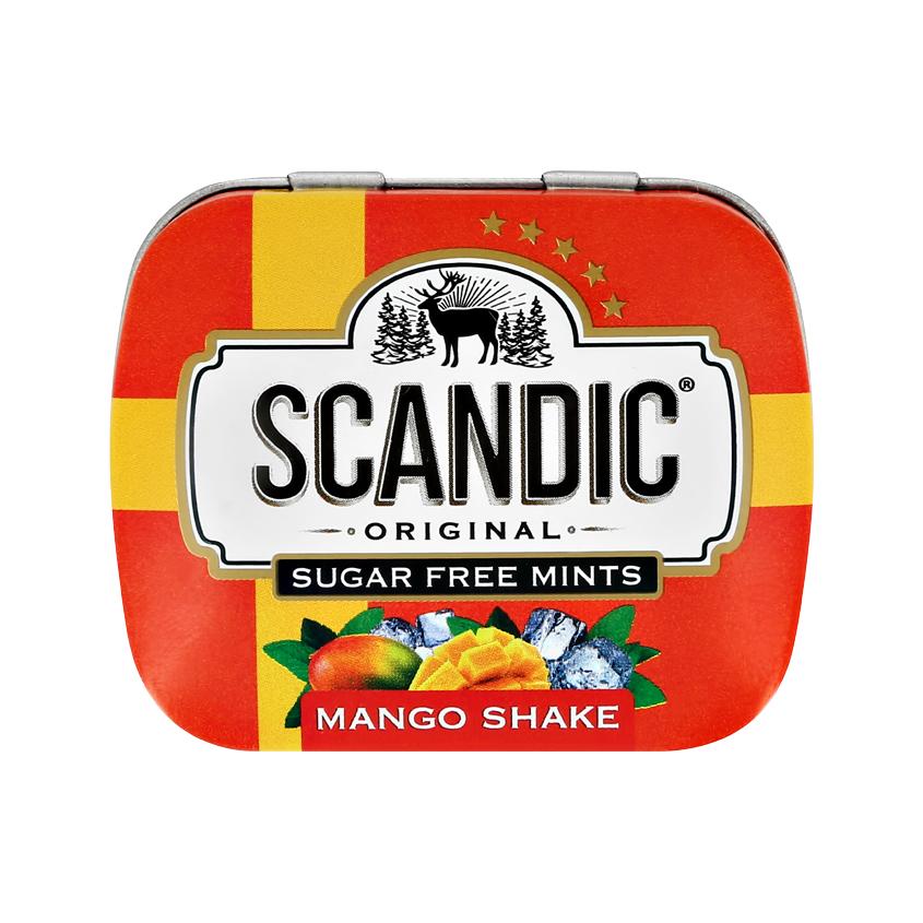 Освежающие драже `SCANDIC` `ORIGINAL` без сахара со вкусом манго 14 г