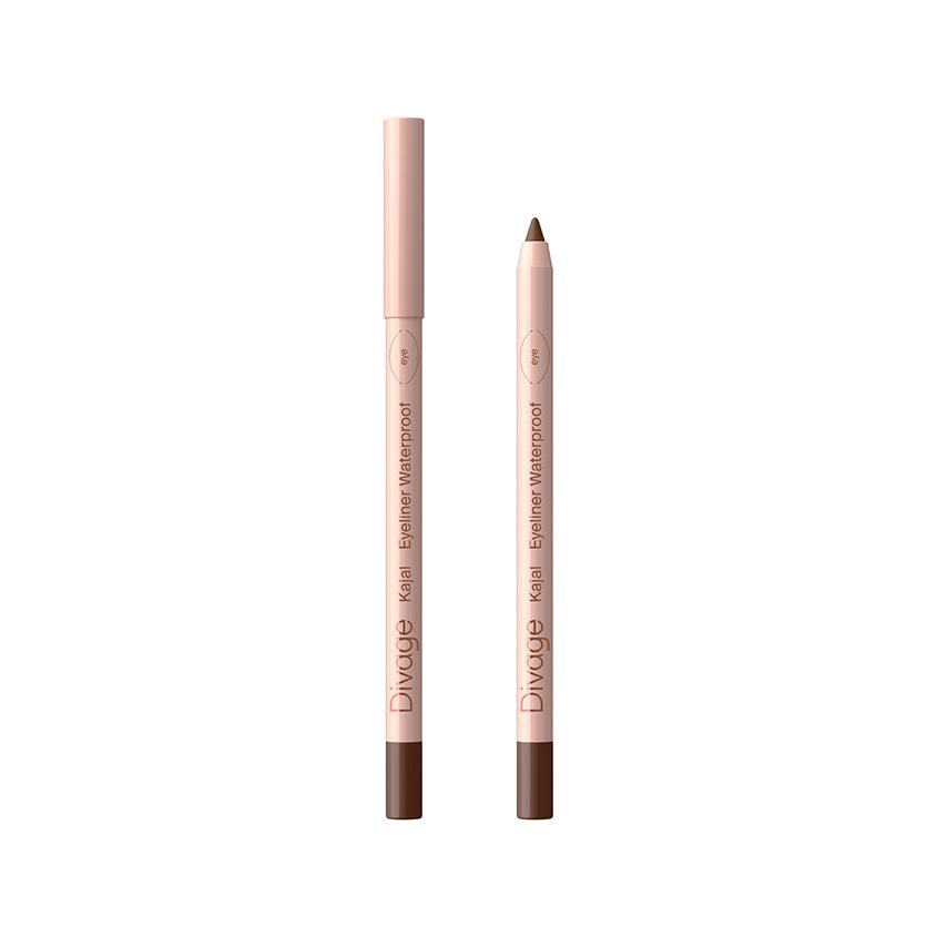 Карандаш-каял для глаз `DIVAGE` KAJAL EYELINER водостойкий тон 02 Brown