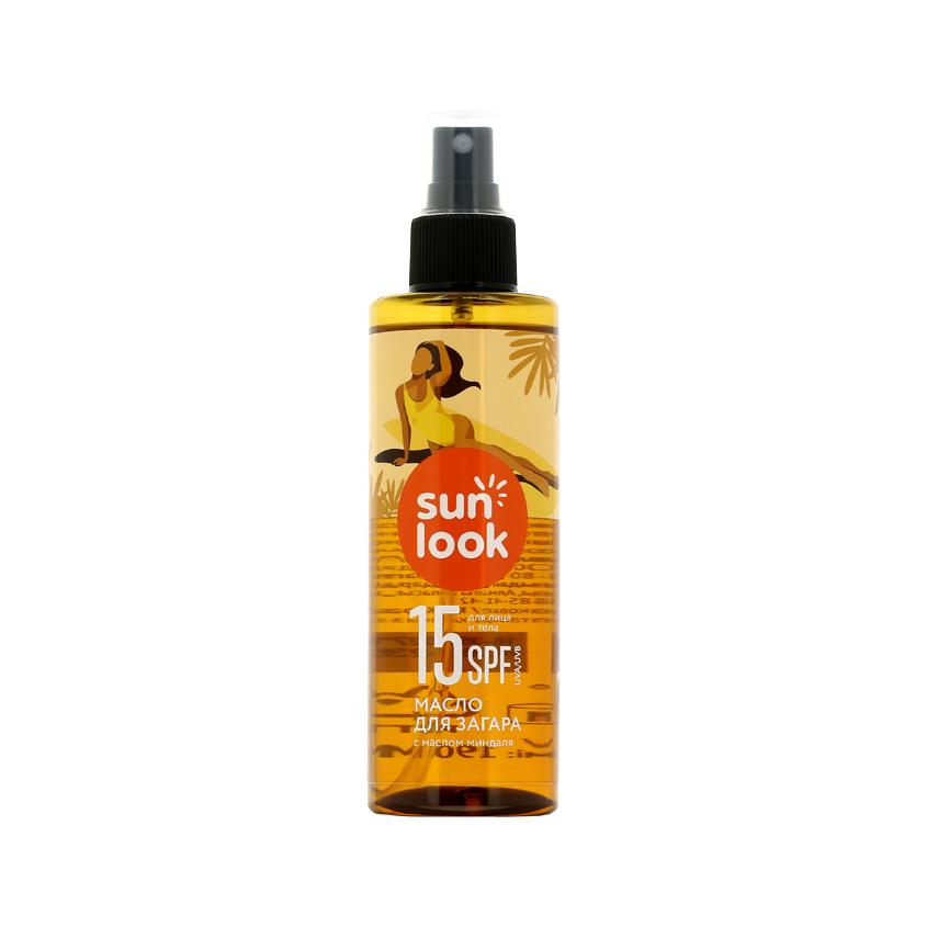 Масло для загара `SUN LOOK` SPF-15 190 мл