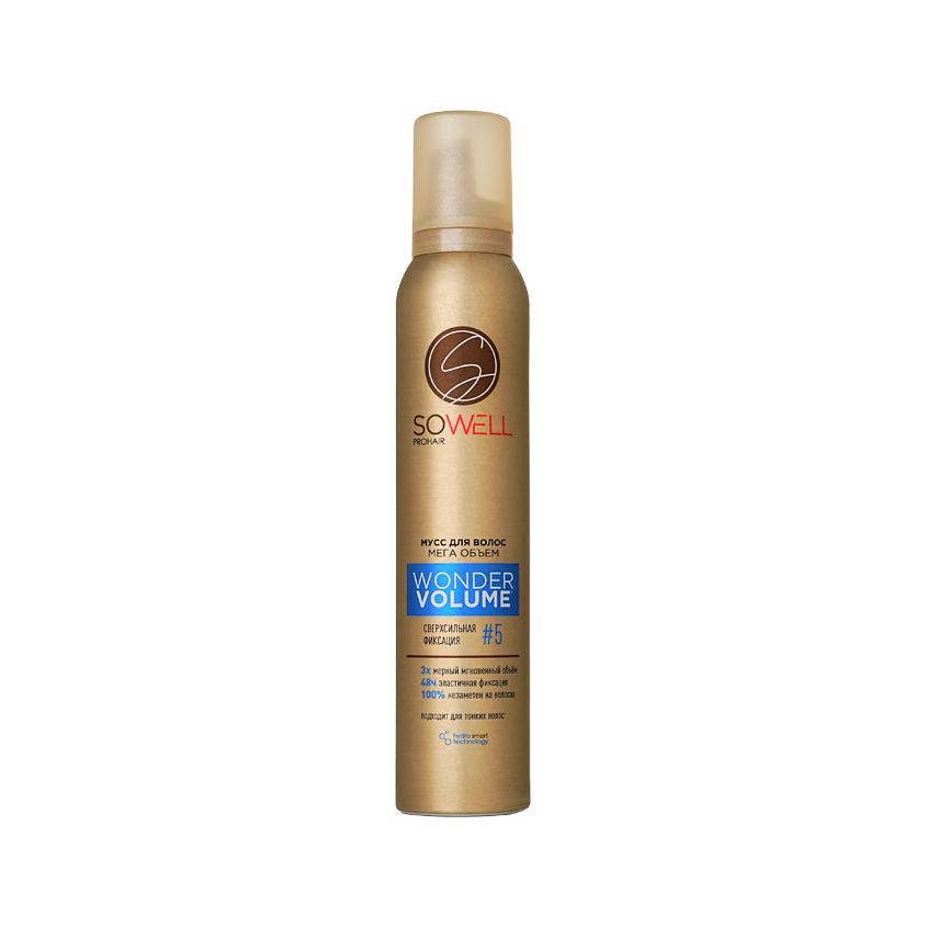 Мусс для волос `SOWELL` `PROHAIR` WONDER VOLUME Мега объем (сверхсильная фиксация 5) 200 мл