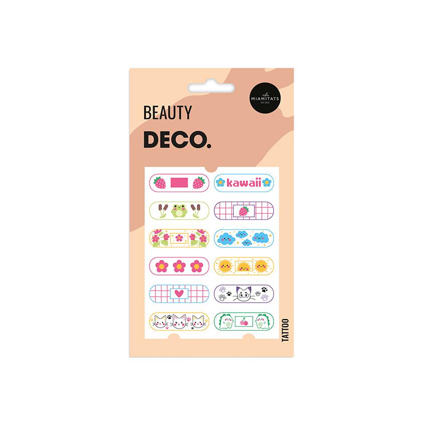 Татуировка для тела `DECO.` KAWAII COLLECTION by Miami tattoos переводная (Plasters)