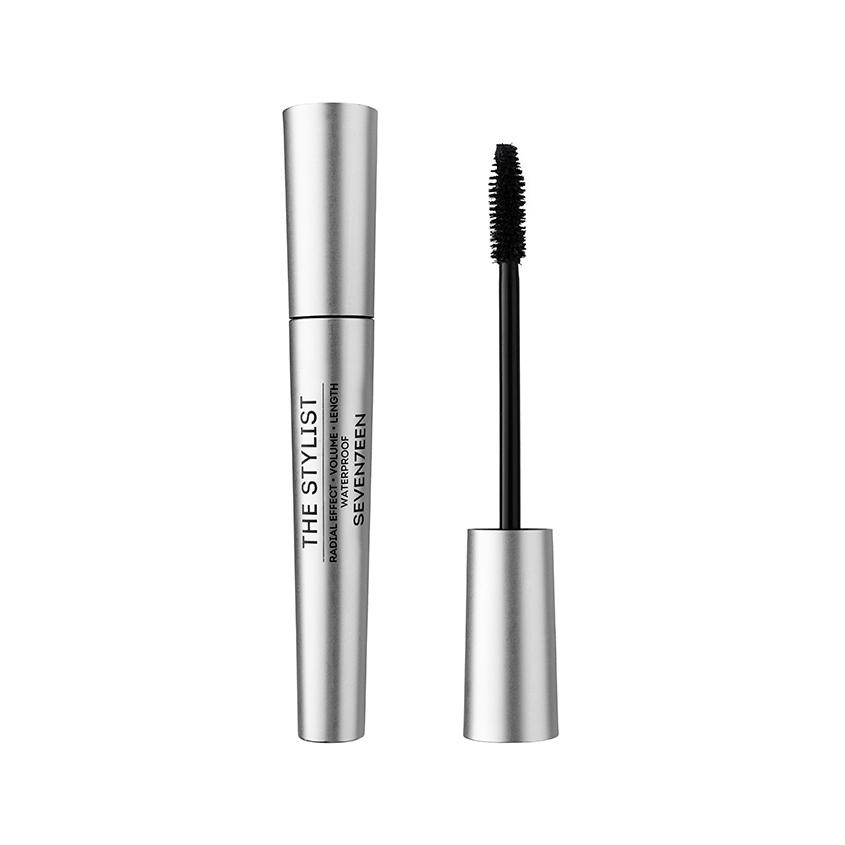 Тушь для ресниц `SEVENTEEN` THE STYLIST WATERPROOF водостойкая удлинение и объем тон 01 Черный
