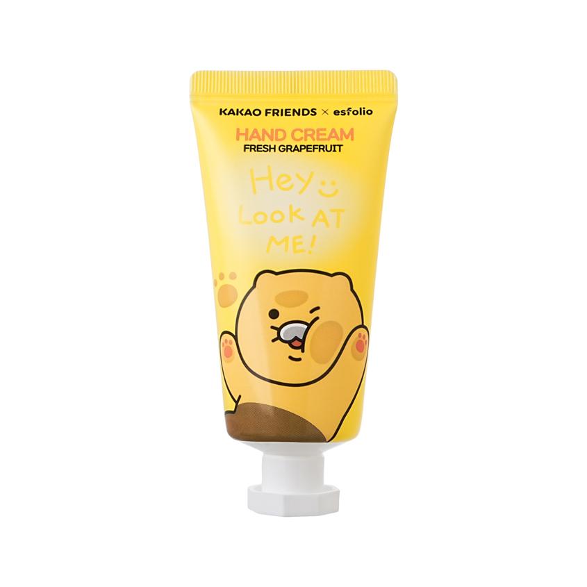 Крем для рук `ESFOLIO` KAKAO FRIENDS Fresh Grapefruit с ароматом грейпфрута 30 мл
