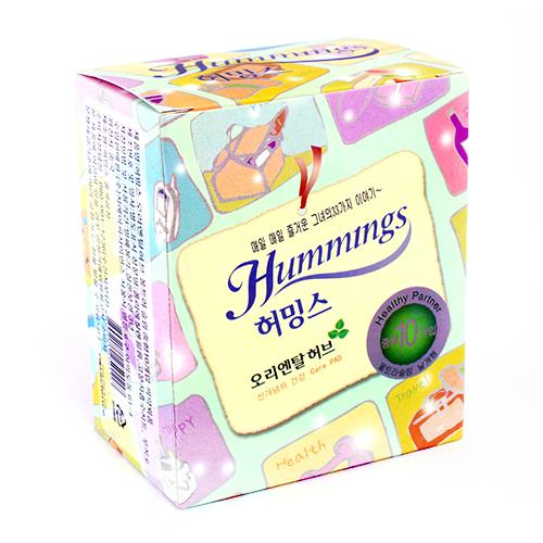 HUMMINGS | Прокладки классические `HUMMINGS` herbal 10 шт