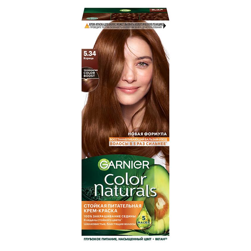 Краска для волос `GARNIER` `COLOR NATURALS` тон 5.34 (Корица)