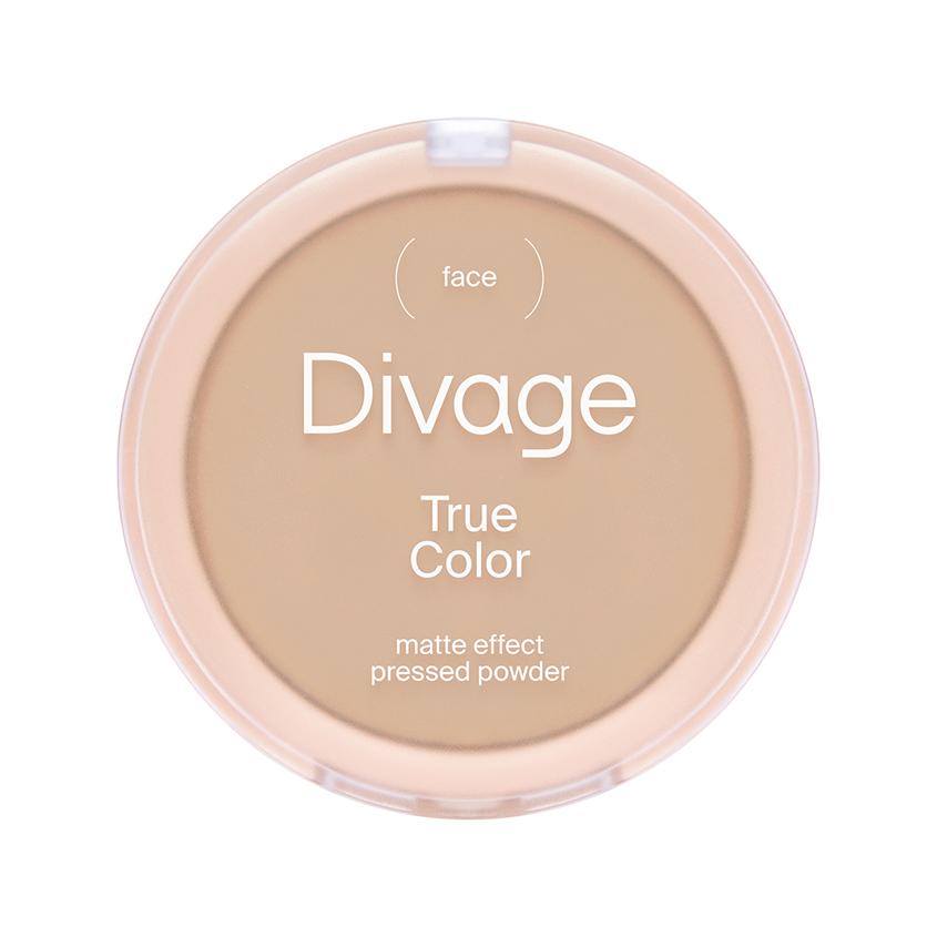 Пудра для лица `DIVAGE` TRUE COLOR компактная с матовым финишем тон 04 Sand