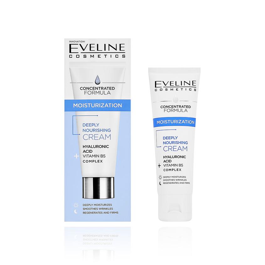 Крем для лица `EVELINE` CONCENTRATED FORMULA с гиалуроновой кислотой (увлажняющий) 50 мл