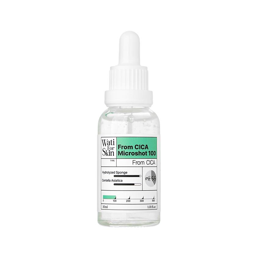 Эссенция для лица `WATI FOR SKIN` MICROSHOT 100 с микроиглами и центеллой 30 мл