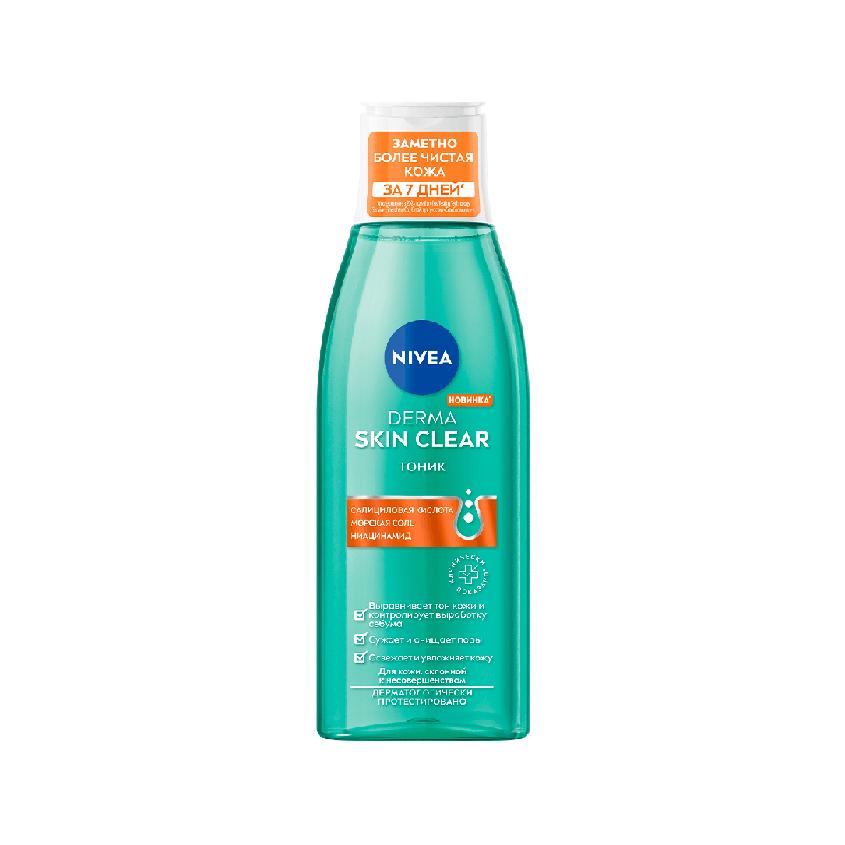 Тоник для лица `NIVEA` DERMA SKIN CLEAR для кожи склонной к несовершенствам 200 мл
