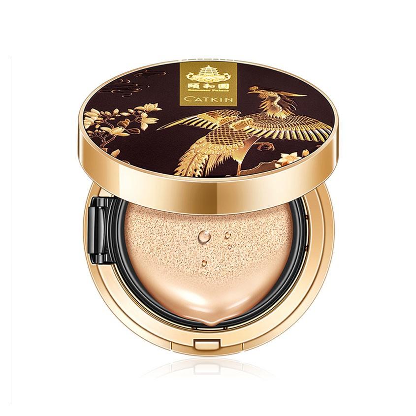 CATKIN | Основа-кушон тональная для лица `CATKIN` BB CUSHION в комплекте сменный блок тон C02 ivory