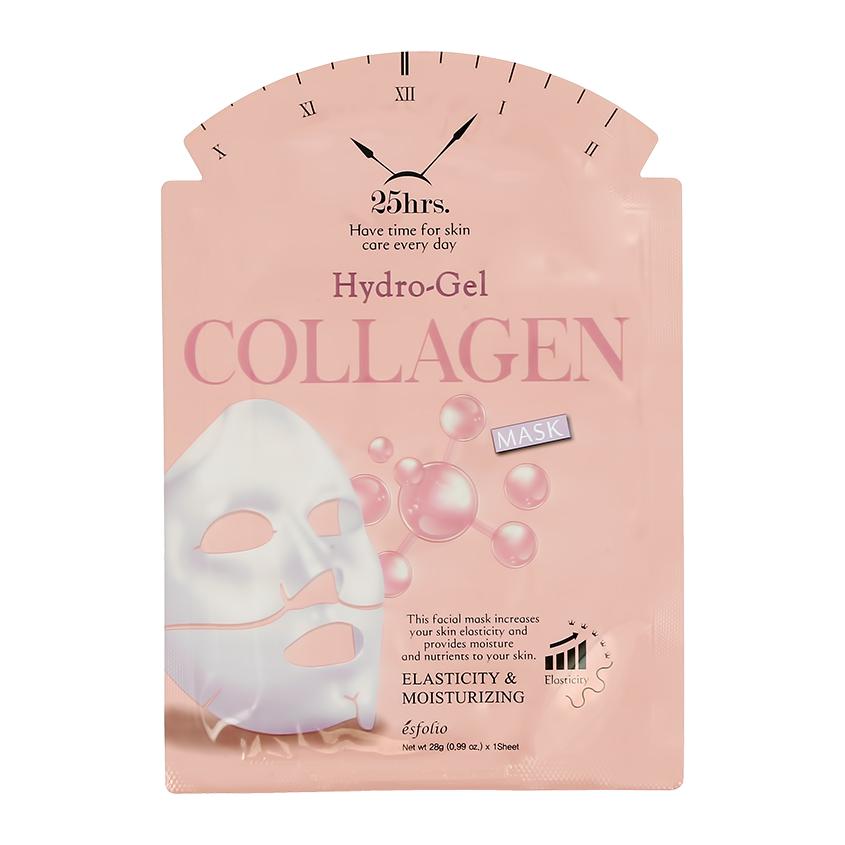 Маска для лица `ESFOLIO` COLLAGEN гидрогелевая с коллагеном (повышающая эластичность кожи) 28 г