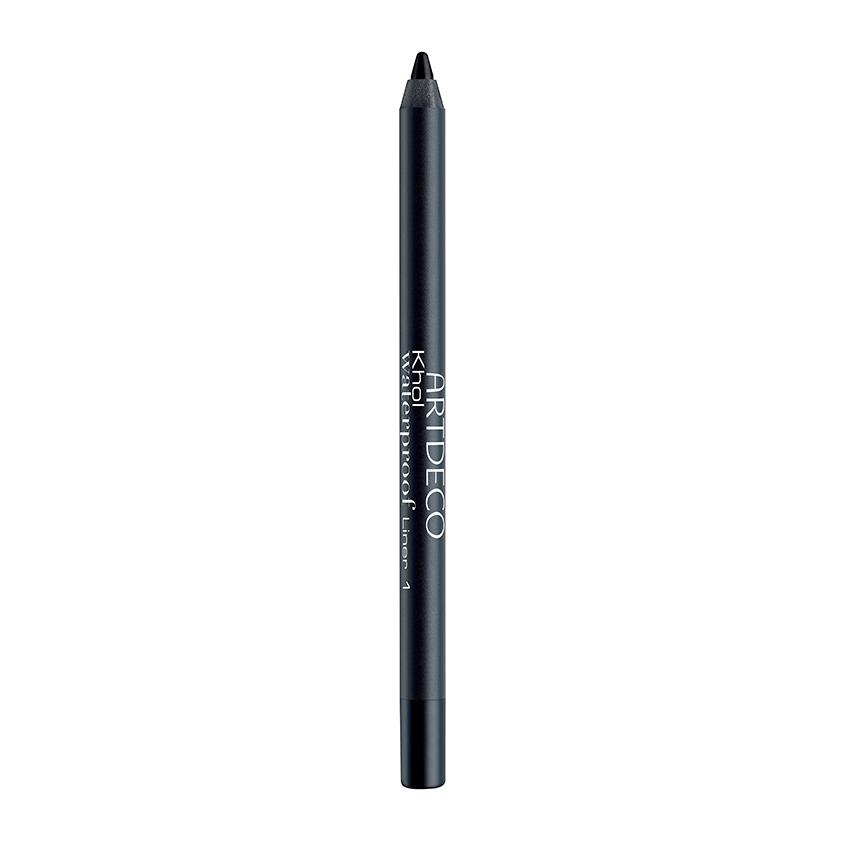 Карандаш-каял для глаз `ARTDECO` KHOL WATERPROOF LINER водостойкий тон 1 Deepest black