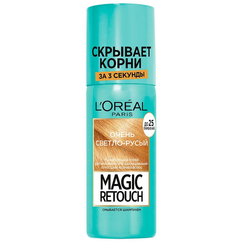 Спрей для волос тонирующий `LOREAL` `MAGIC RETOUCH` тон 9 (очень светло-русый) 75 мл