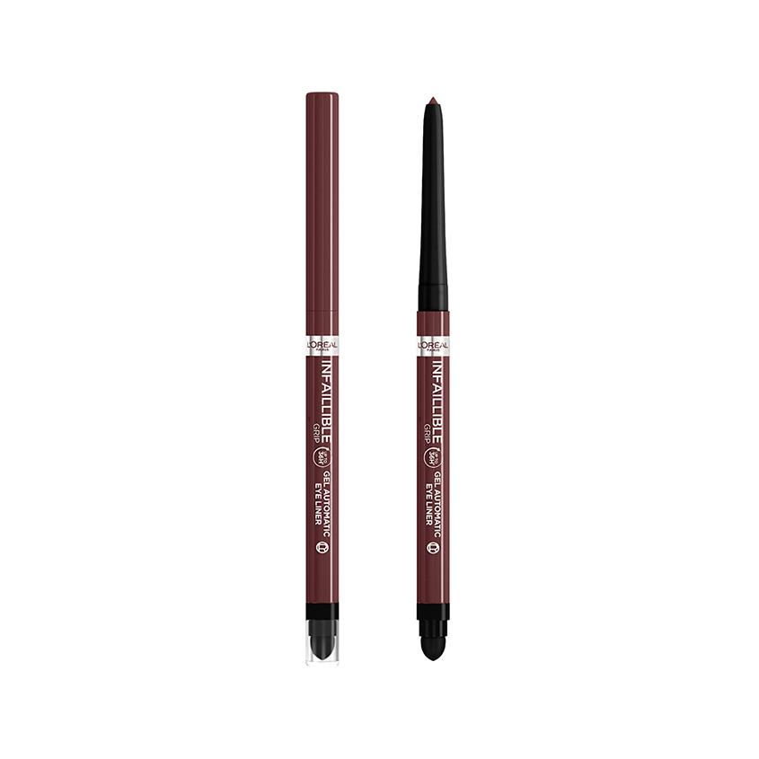 Карандаш для глаз `LOREAL` INFAILLIBLE Bronze Blaze автоматический гелевый тон 13 (velvet bordeaux)