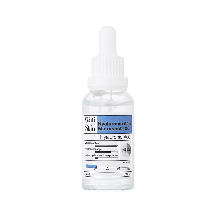 Эссенция для лица `WATI FOR SKIN` MICROSHOT 100 с микроиглами и гиалуроновой кислотой 30 мл