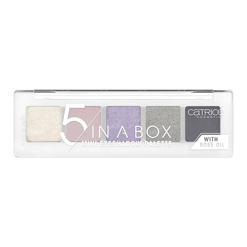 Палетка теней для век `CATRICE` 5 IN A BOX MINI тон 080