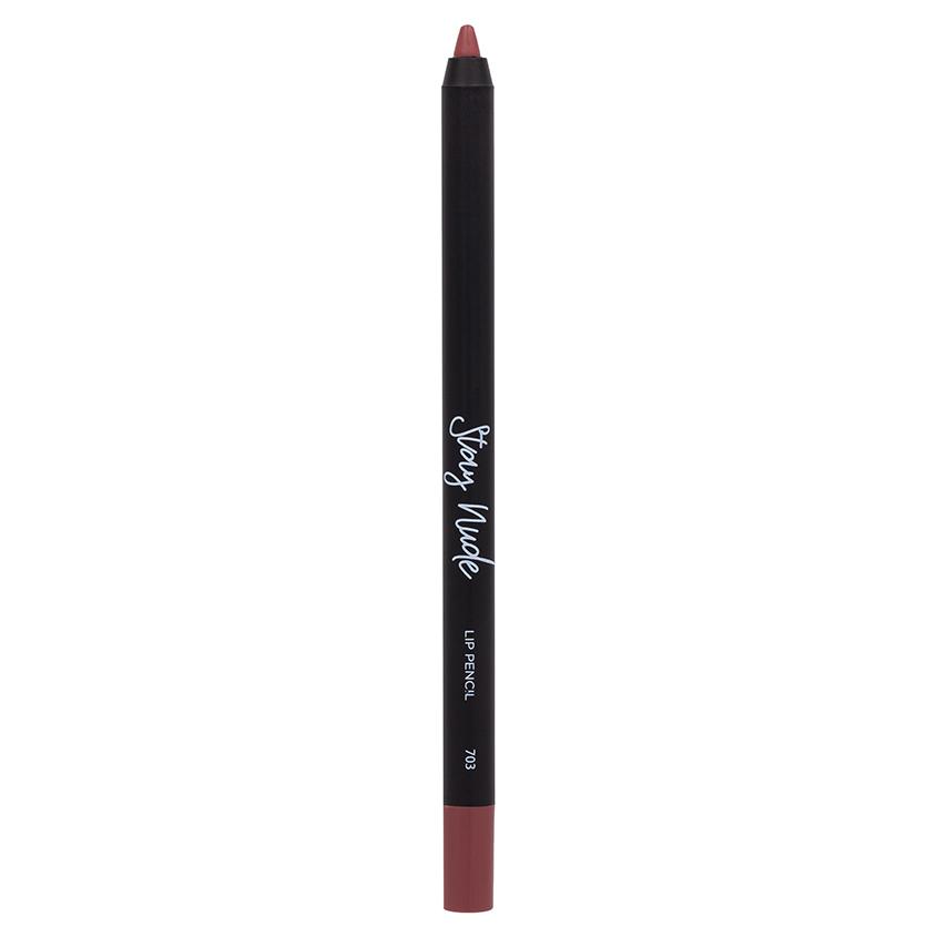 Карандаш для губ `PARISA` STAY NUDE LIP PENCIL с матовым покрытием тон 703