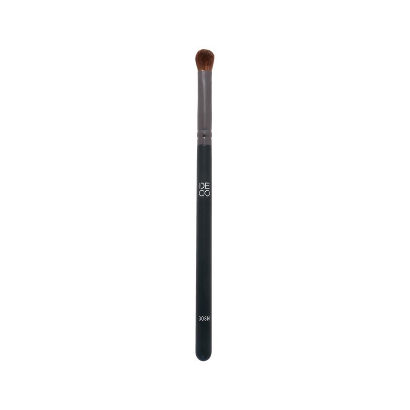 Кисть `DECO` MAKE UP BRUSH EYES для нанесения теней натуральная большая №303N