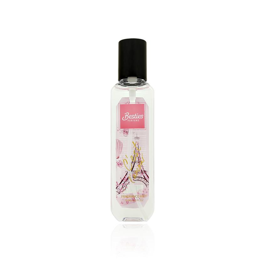 Парфюмированный мист для тела `BESTIES` FRAGRANCE MIST c`est l`amour (жен.) 75 мл